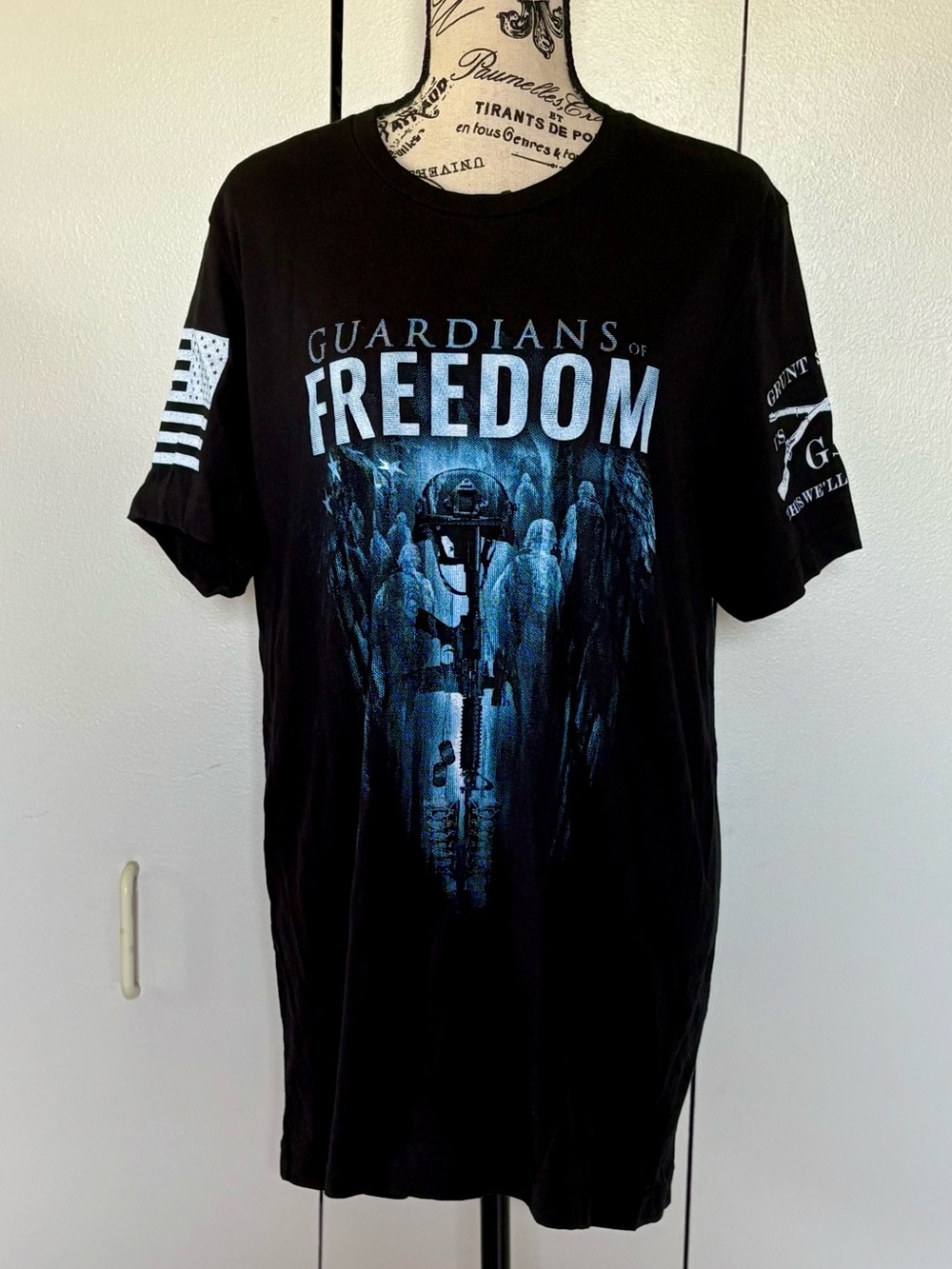 Grunt Style Black & Blue "Guardians of Freedom" Graphic Tee